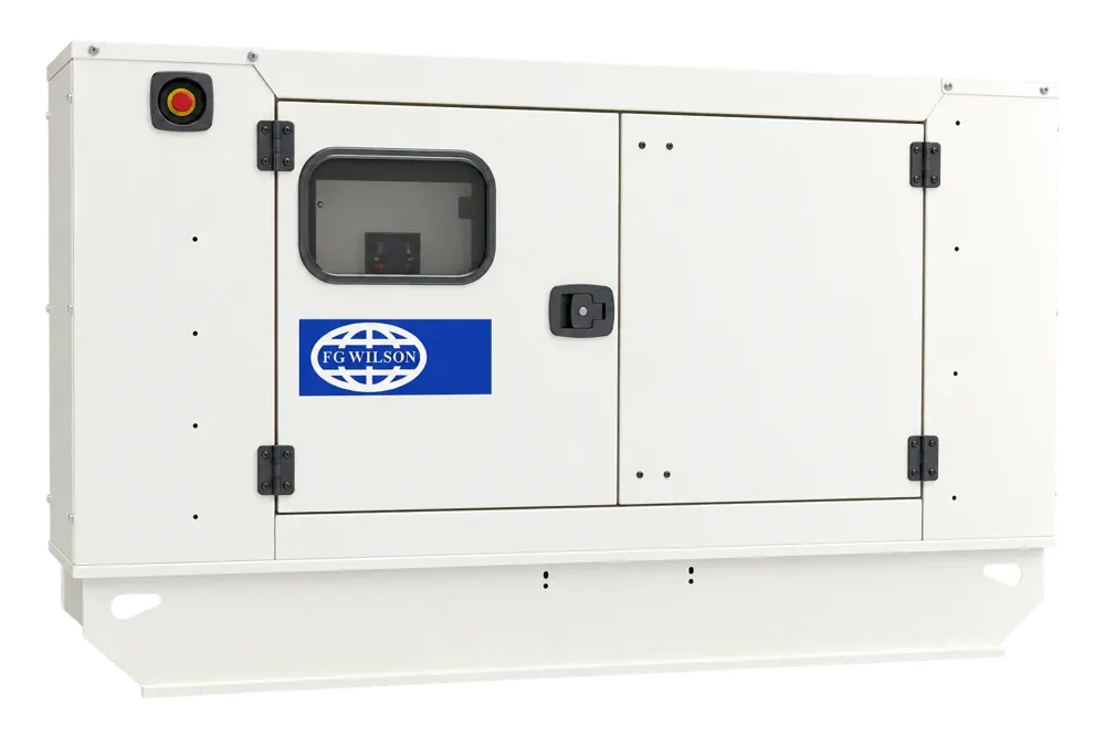 White FG Wilson enclosed generator