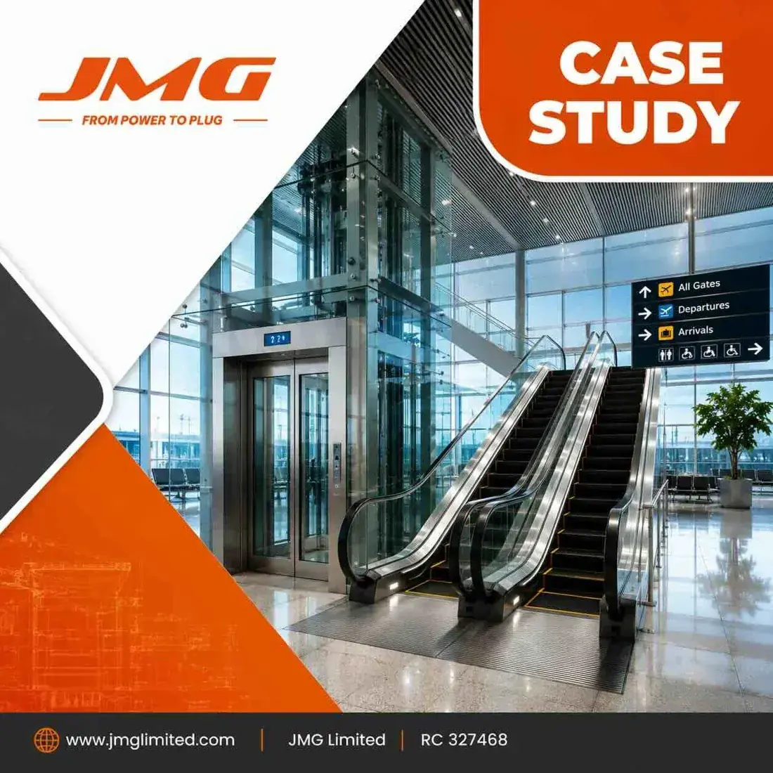 JMG Elevator Completes Installation and Maintenance Support for 16 TK Elevator Units at Victor Attah International Airport