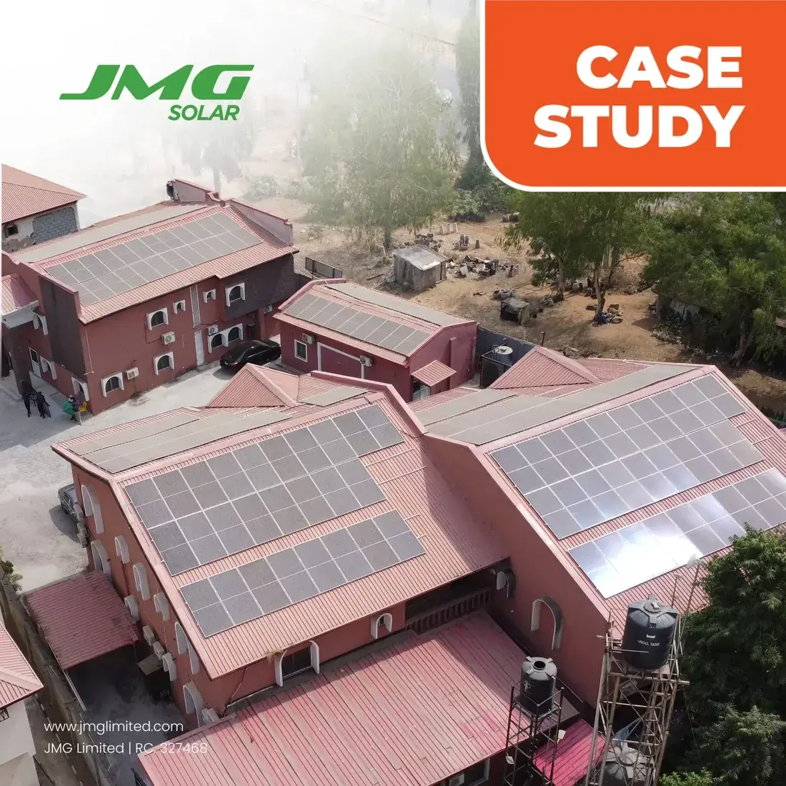 JMG Solar installs hybrid solar power system for St-Catherine Specialist Hospital in Abuja