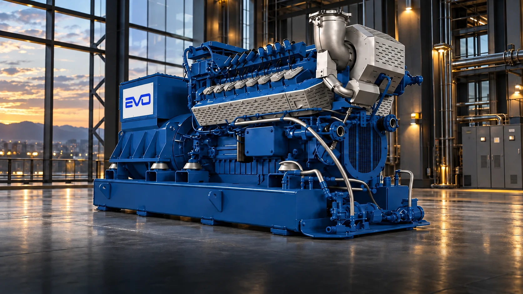 EVO gas generator in an illustrative facility setting
